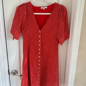 Madewell Button-Front Mini Dress Size 2